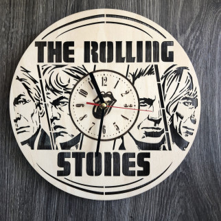 Концептуальний настінний годинник в інтер'єр «The Rolling Stones» - Інтернет-магазин спільних покупок ToGether