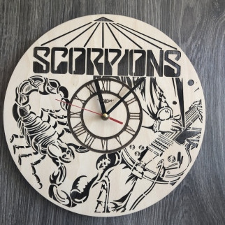 Концептуальний настінний годинник в інтер'єр «Scorpions» - Інтернет-магазин спільних покупок ToGether