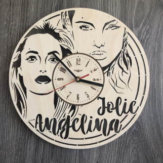 Настінний годинник з Анджеліною Джолі - Інтернет-магазин спільних покупок ToGether