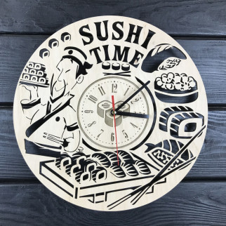 Тематичний інтер'єрний годинник настінний «Суші» - Інтернет-магазин спільних покупок ToGether