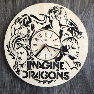 Концептуальний настінний годинник в інтер'єр «Imagine Dragons» - Інтернет-магазин спільних покупок ToGether