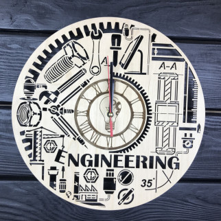 Тематичний інтер'єрний годинник настінний безшумний «Інженерія» - Інтернет-магазин спільних покупок ToGether