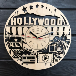 Тематичний інтер'єрний годинник настінний «Голлівуд» - Інтернет-магазин спільних покупок ToGether