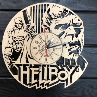 Тематичний інтер'єрний годинник настінний «Hellboy» - Інтернет-магазин спільних покупок ToGether