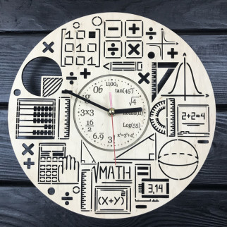 Дерев'яний настінний годинник «Матика» - Інтернет-магазин спільних покупок ToGether