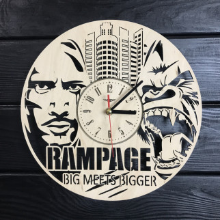 Круглий дизайнерський дерев'яний годинник «Rampage» - Інтернет-магазин спільних покупок ToGether