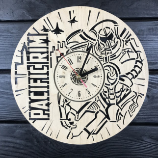 Стильний настінний дерев'яний годинник «Тихоокеанський рубіж» - Інтернет-магазин спільних покупок ToGether