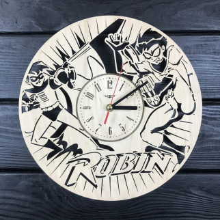 Тематичний інтер'єрний годинник настінний «Робін» - Інтернет-магазин спільних покупок ToGether