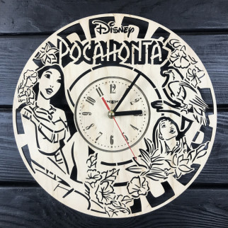 Дизайнерський дитячий настінний годинник «Покахонтас» - Інтернет-магазин спільних покупок ToGether