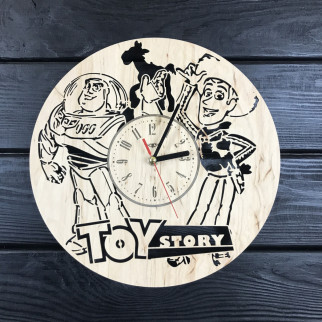 Чарівний дитячий дерев'яний годинник на стіну «Toy story» - Інтернет-магазин спільних покупок ToGether