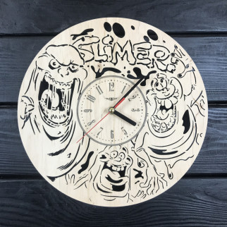 Годинник настінний з дерева «Slimer» - Інтернет-магазин спільних покупок ToGether