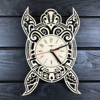 Незвичайний настінний дерев'яний годинник «Черепаха» - Інтернет-магазин спільних покупок ToGether