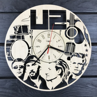 Оригінальний інтер'єрний годинник на стіну «U2» - Інтернет-магазин спільних покупок ToGether