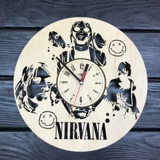 Дизайнерський настінний годинник з дерева «Nirvana» - Інтернет-магазин спільних покупок ToGether