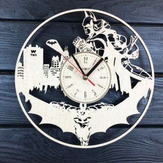 Концептуальний декоративний годинник з дерева «Бетмен» - Інтернет-магазин спільних покупок ToGether
