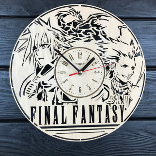 Незвичайний дерев'яний годинник в інтер'єр «Final Fantasy» - Інтернет-магазин спільних покупок ToGether