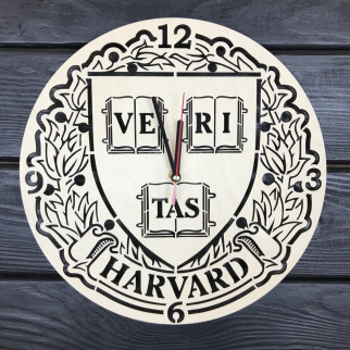 Незвичайний дерев'яний годинник в інтер'єр «Гарвард» - Інтернет-магазин спільних покупок ToGether