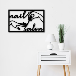 Декоративне дерев'яне панно на стіну «Nail salon» - Інтернет-магазин спільних покупок ToGether