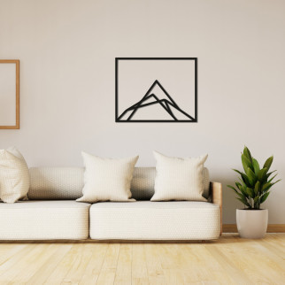 Геометрична настінна абстракція з дерева «Гора» - Інтернет-магазин спільних покупок ToGether