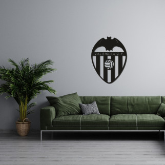 Футбольна настінна емблема з дерева «Валенсія» - Інтернет-магазин спільних покупок ToGether