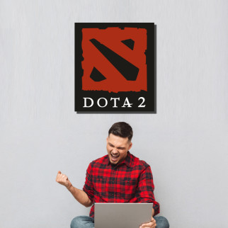 Картина з дерева на тему комп'ютерних ігор «Dota 2» - Інтернет-магазин спільних покупок ToGether