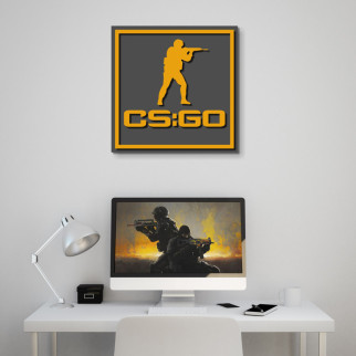 Настінний декор з дерева для любителів відеоігор «Counter-Strike» - Інтернет-магазин спільних покупок ToGether