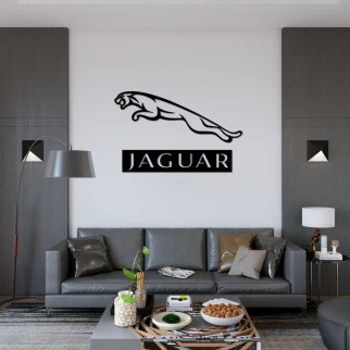 Декоративний елемент на стіну з дерева у вигляді значка Jaguar - Інтернет-магазин спільних покупок ToGether