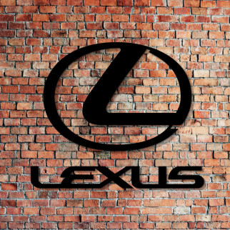 Настінне декоративне панно з дерева у формі значка Lexus - Інтернет-магазин спільних покупок ToGether