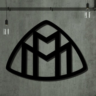 Логотип автомобільної компанії Maybach на стіну з дерева - Інтернет-магазин спільних покупок ToGether