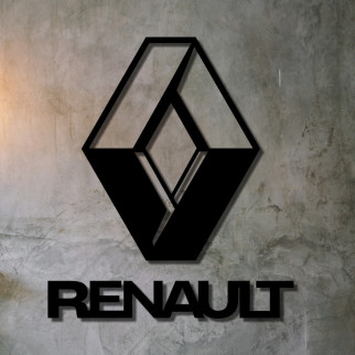 Настінний декоративний логотип з дерева Renault - Інтернет-магазин спільних покупок ToGether
