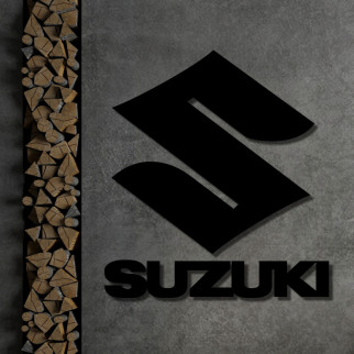 Великий декоративний дерев'яний значок Suzuki на стіну - Інтернет-магазин спільних покупок ToGether