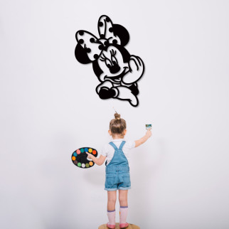 Дерев'яний декор на стіну в дитячу кімнату «Мінні Маус» - Інтернет-магазин спільних покупок ToGether
