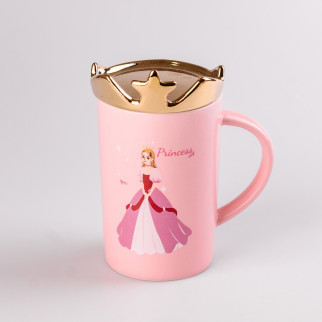 Чашка керамічна 400 мл Princess з кришкою - Інтернет-магазин спільних покупок ToGether