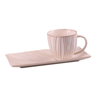 Чашка чайна з порцеляни 350 мл з порцеляновим блюдцем - Інтернет-магазин спільних покупок ToGether
