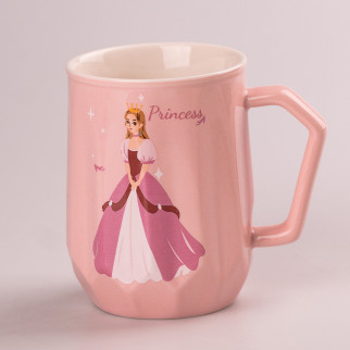 Чашка керамічна 450 мл Діснеєвська принцеса Рожевий - Інтернет-магазин спільних покупок ToGether