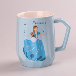 Чашка керамічна 450 мл Діснеєвська принцеса Блакитний - Інтернет-магазин спільних покупок ToGether