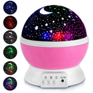 Ночник дитячий проектор зіркове небо SmartUS Star Master Pink - Інтернет-магазин спільних покупок ToGether