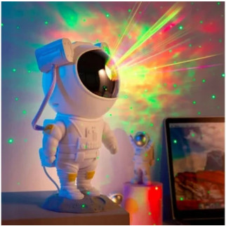 Проектор зоряного неба нічник Астронавт на місяць | Великий Лазерний світильник 12x11.3x24.5 см - Інтернет-магазин спільних покупок ToGether