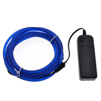 Світлодіодна стрічка RESTEQ синя провід 3м LED неонове світло з контролером - Інтернет-магазин спільних покупок ToGether