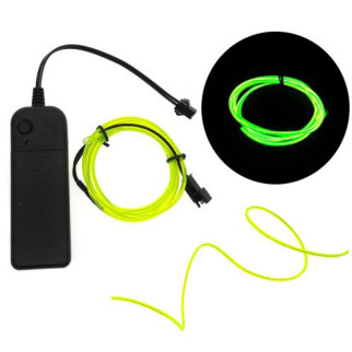 Світлодіодна стрічка RESTEQ зелена провід 3м LED неонове світло з контролером - Інтернет-магазин спільних покупок ToGether