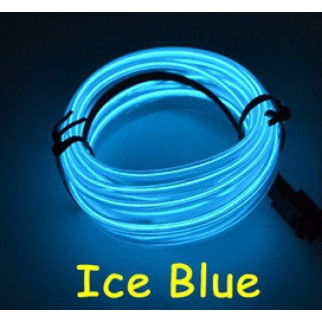 Світлодіодна стрічка RESTEQ блакитний дріт 3м LED неонове світло з контролером. ICE BLUE - Інтернет-магазин спільних покупок ToGether
