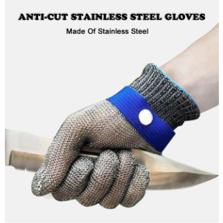 Кільчужна рукавичка RESTEQ XL з нержавіючої сталі, рукавички від порізів, захисні порізостійкі - Інтернет-магазин спільних покупок ToGether