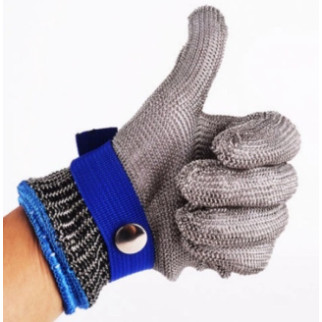 Кільчужна рукавичка RESTEQ S з нержавіючої сталі, рукавички від порізів, захисні порізостійкі - Інтернет-магазин спільних покупок ToGether