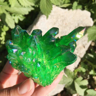 Натуральний камінь кварц із зеленим напиленням. Мінерал Green quartz. Празем 70g. Зелений кварц - Інтернет-магазин спільних покупок ToGether