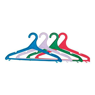 Вішалка для одягу пластикова 42см, колір в асортименті (50шт/уп) - Інтернет-магазин спільних покупок ToGether