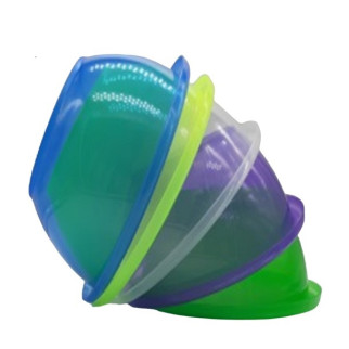 Миска харчова пластикова 2,5л Міра прозора кольорова ETALON-S - Інтернет-магазин спільних покупок ToGether