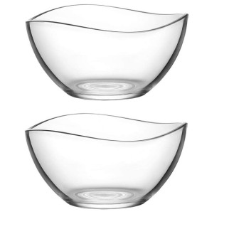 Набір скляних салатників Віра 2шт (d-17см, v-950 мл) під.уп. LAV - Інтернет-магазин спільних покупок ToGether