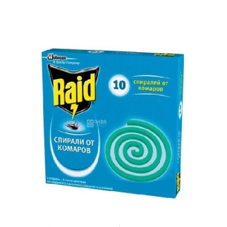 Спирали проти комарів 10шт. ТМ Raid - Інтернет-магазин спільних покупок ToGether