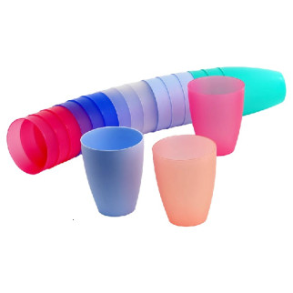 Склянка пластикова 480мл кольоровий d=9см, h=11,5см ЮНІПЛАСТ - Інтернет-магазин спільних покупок ToGether
