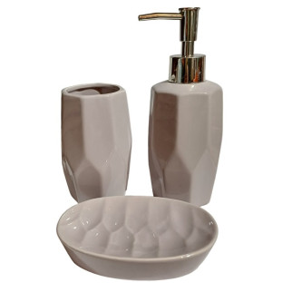 Набір аксесуарів для ванної кімнати SIX (3 предмети), кераміка - Інтернет-магазин спільних покупок ToGether